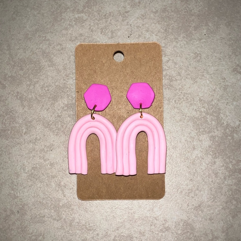 Polymer clay earrings